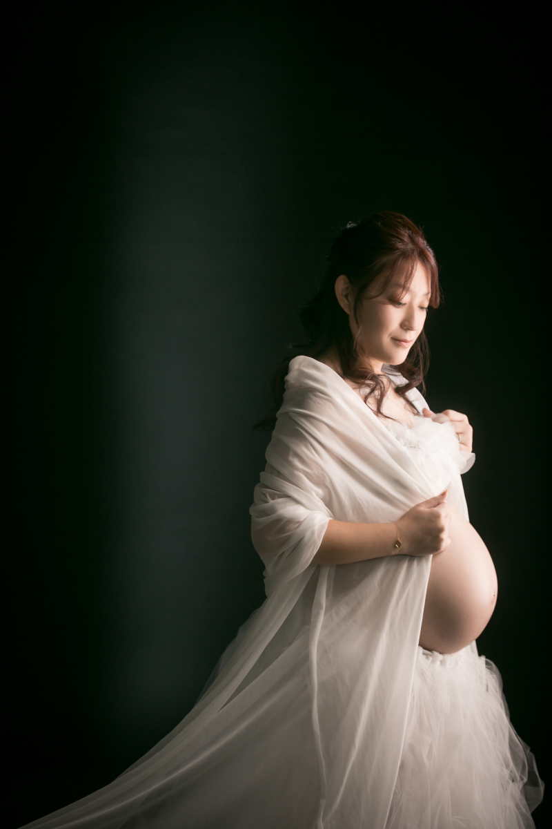 マタニティをアート写真に