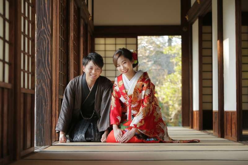 和の雰囲気の中