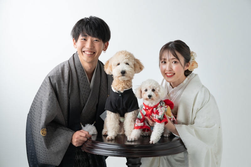 みんなで着物をきて撮影しよう!