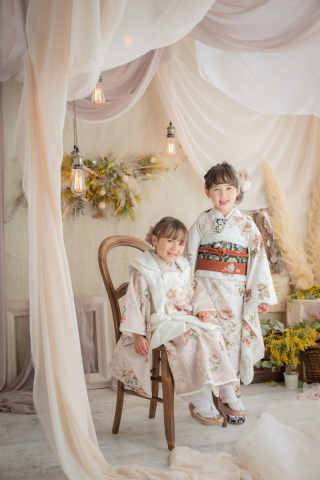 お子様着物着付＋ヘアメイク（女の子）3,300円〜