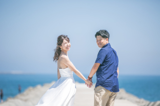 小貫写真館 Paseo nuevo水戸_海ロケ／エンゲージメントフォト