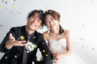 コンフェッティシャワーもお任せください。