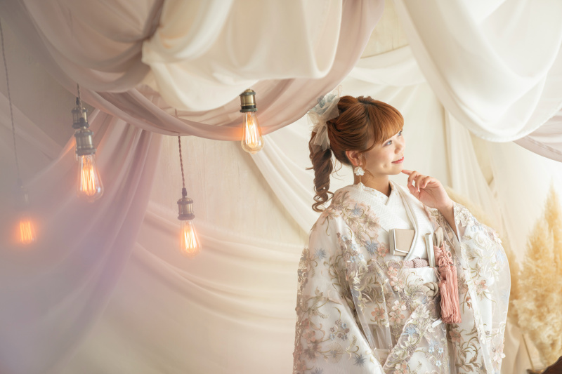 1.2月撮影限定！費用を抑えたいカップル様向けスタジオ和洋2着プラン