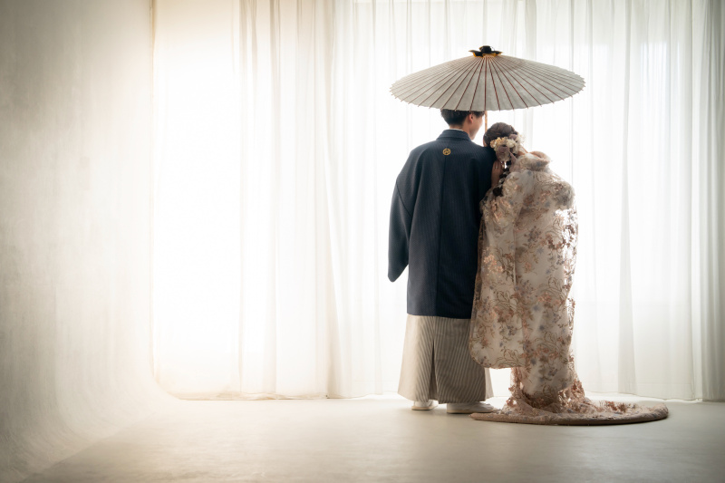 1,2月撮影限定！費用を抑えたいカップル様向けスタジオ和装プラン