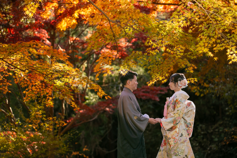 【早期予約割!紅葉ロケキャンペーン】和ロケ+洋スタジオ217,800円→195,800円!全データ160カット付♪