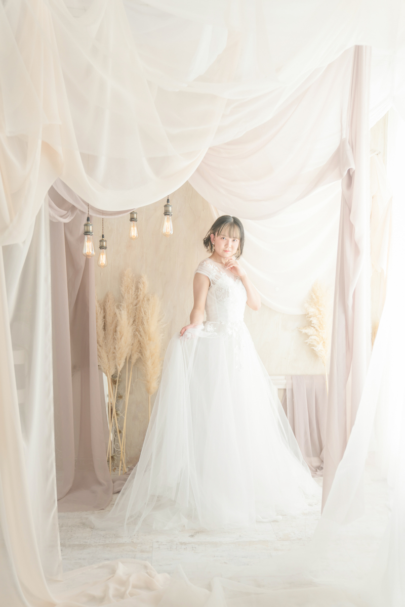 【洋装ソロウエディングプラン】お手軽な全データ20カット付コミコミプラン♪