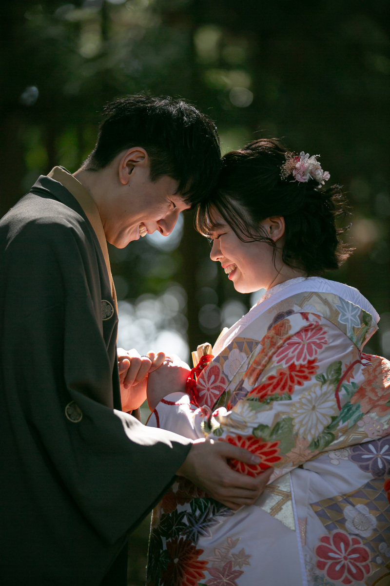 【春の偕楽園フォトウエディング】和装1着ロケライトプラン99,000円！全データ40カット付！