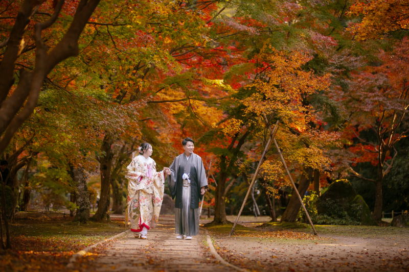 【早期予約割!紅葉ロケキャンペーン】和ロケ+洋スタジオ217,800円→195,800円!全データ160カット付♪