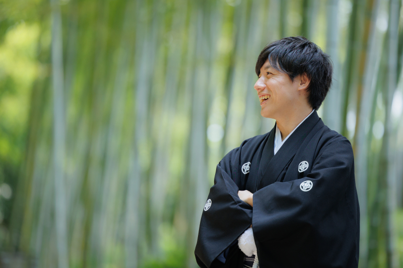 ご新郎様のソロショット!