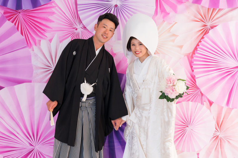 ブーケで白無垢☆