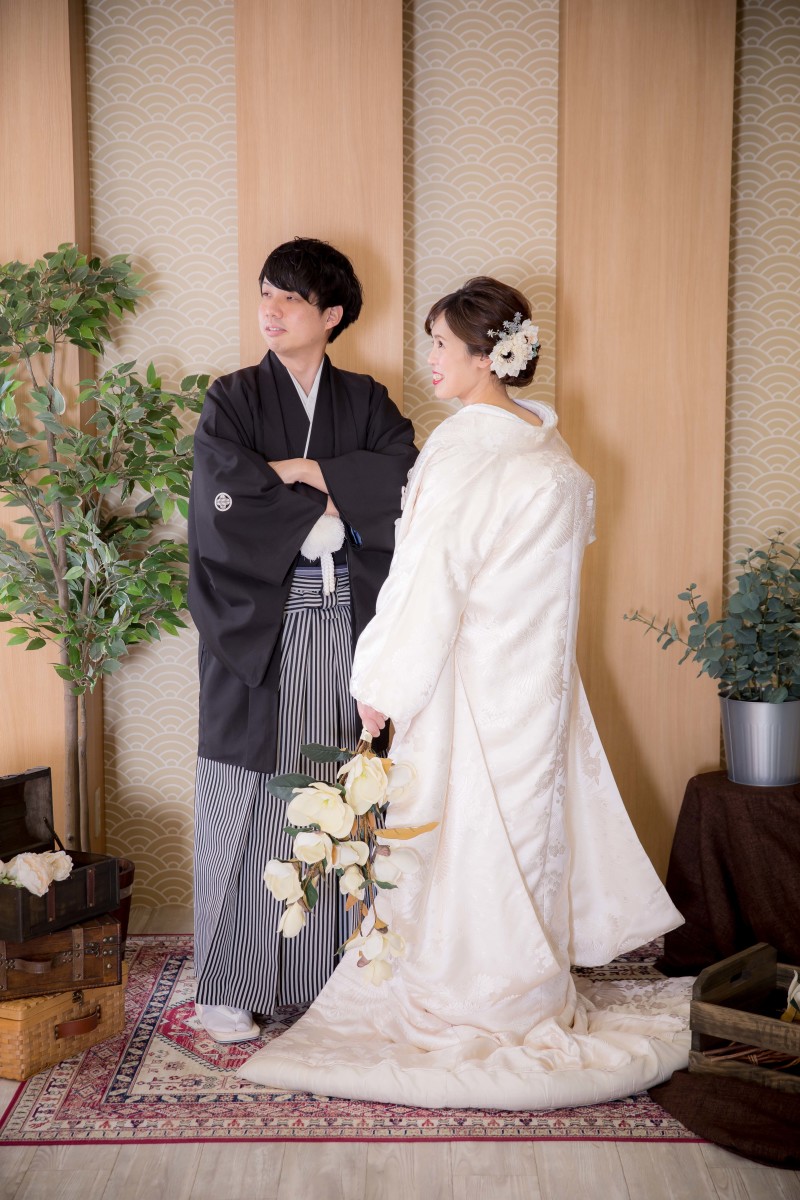 白無垢にお色直し!