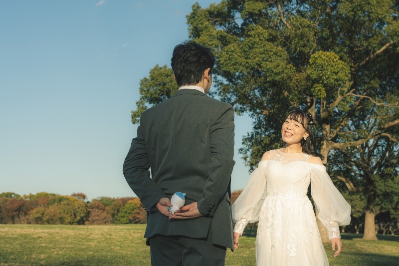 ご新郎様が持っているものは・・・?