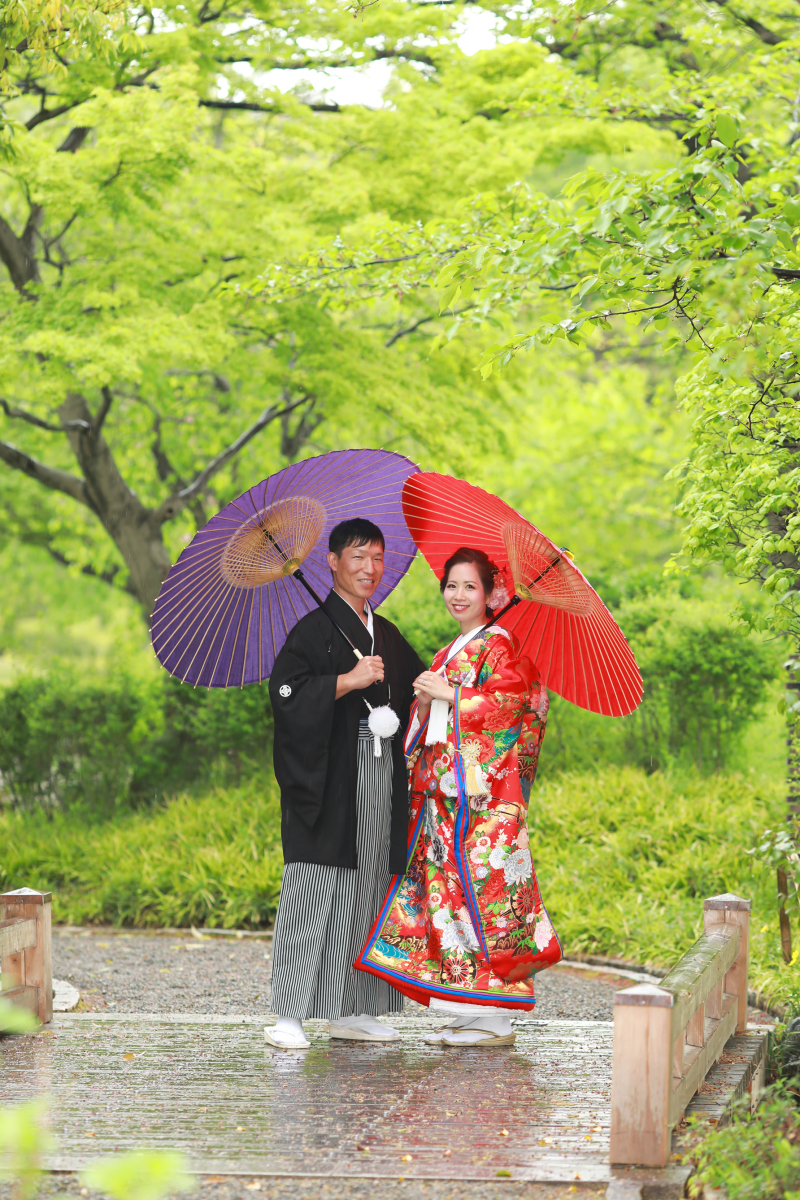 雨の中でしたが・・