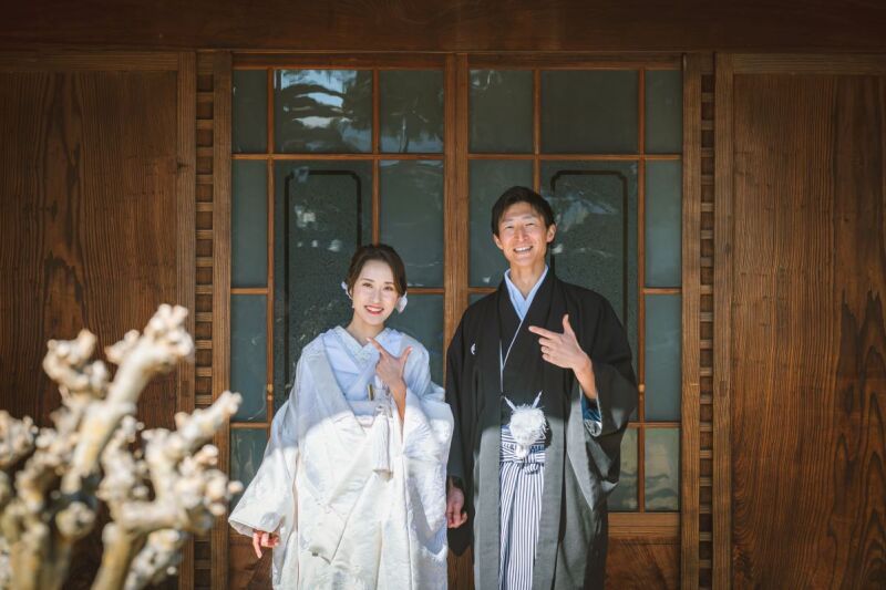 白無垢に着替えて古民家撮影☆彡