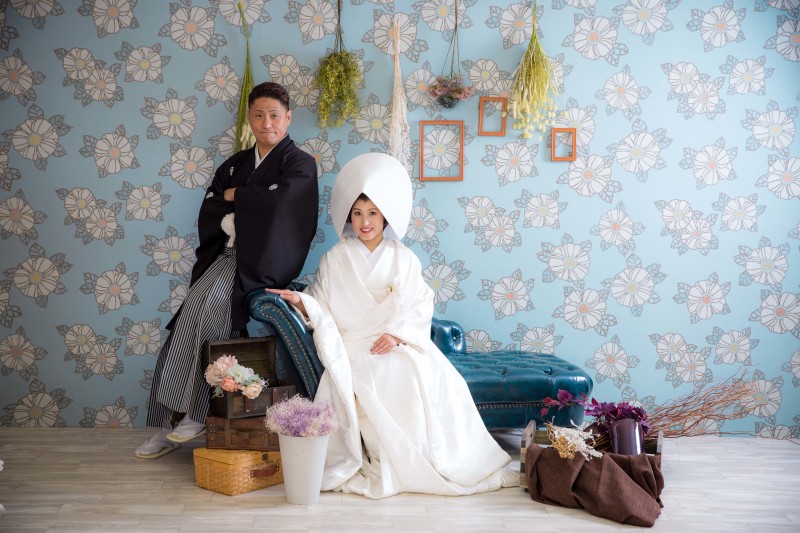 スタジオではかつらで・・