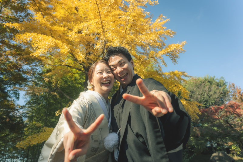 お二人らしいお写真も