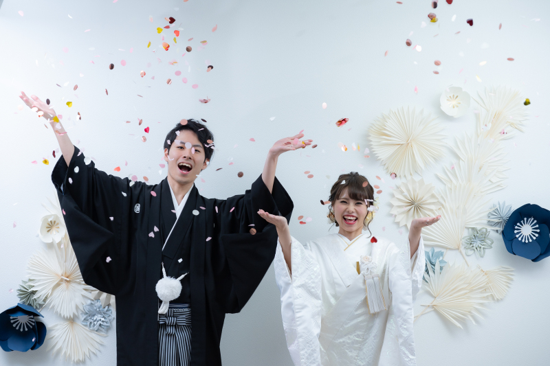 コンフェッティシャワー!!