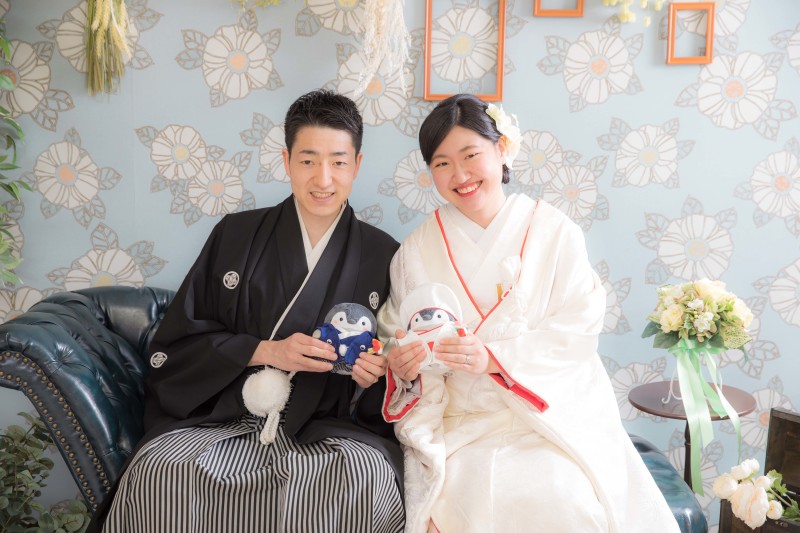 ばっちり笑顔で