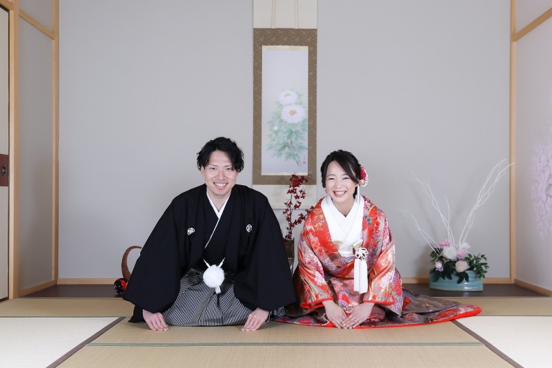お座敷×和装