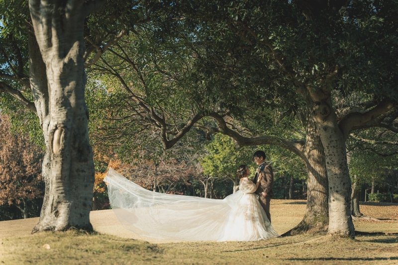 ロングベール森の中で叶える映画のようなワンシーン