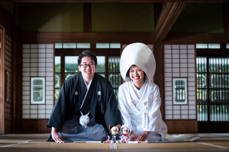 古民家で白無垢撮影♪