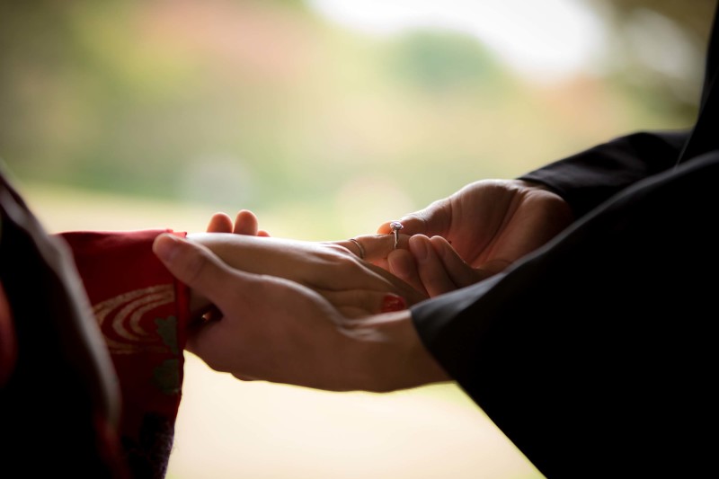 お手元アップ~!