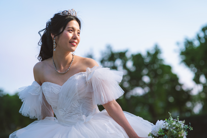 ご新婦様のソロショット♡