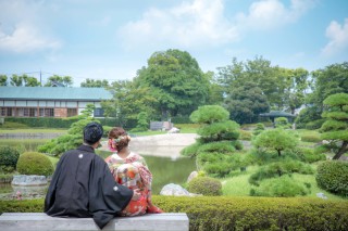 庭園見ながらご休憩♡