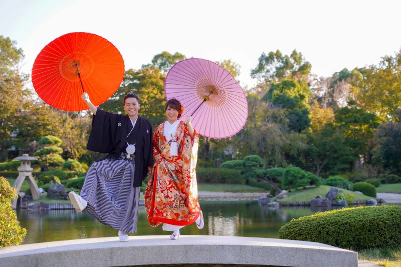 番傘を持って♪