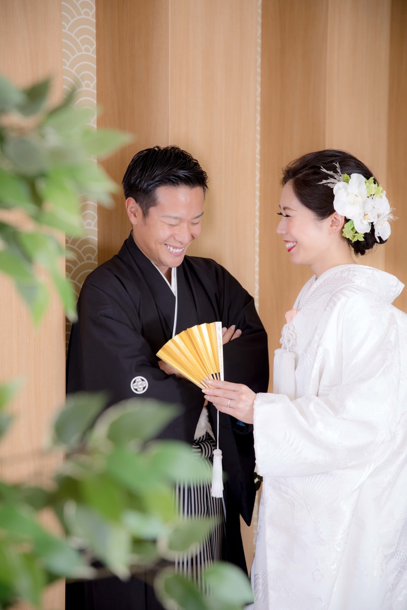 お色直しで白無垢に!