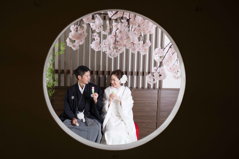 お花見ショット!