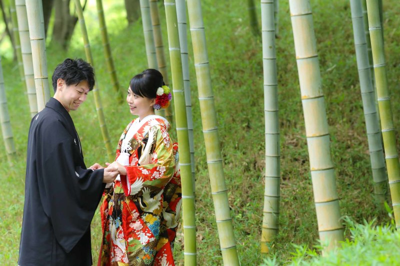 ご新婦様のまなざしがとっても優しい一枚!