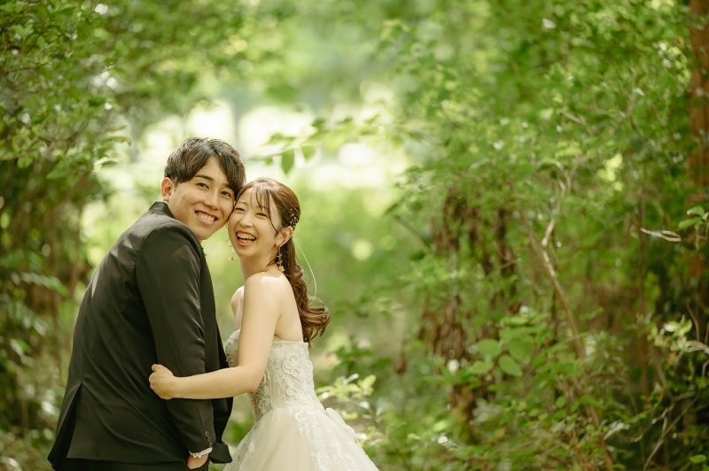 森の中で見つける、二人だけの特別な時間