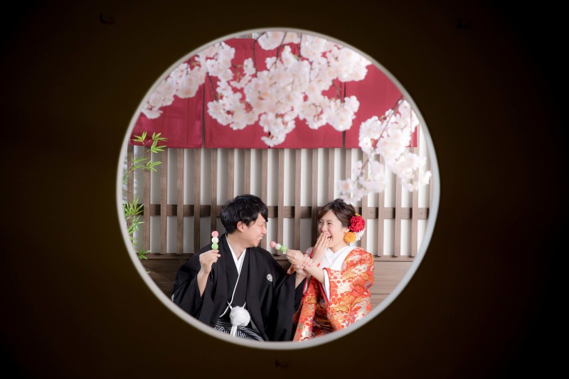 お団子ショット!