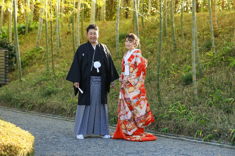 竹林から撮影スタート