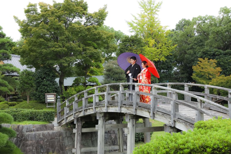 定番の太鼓橋で☆