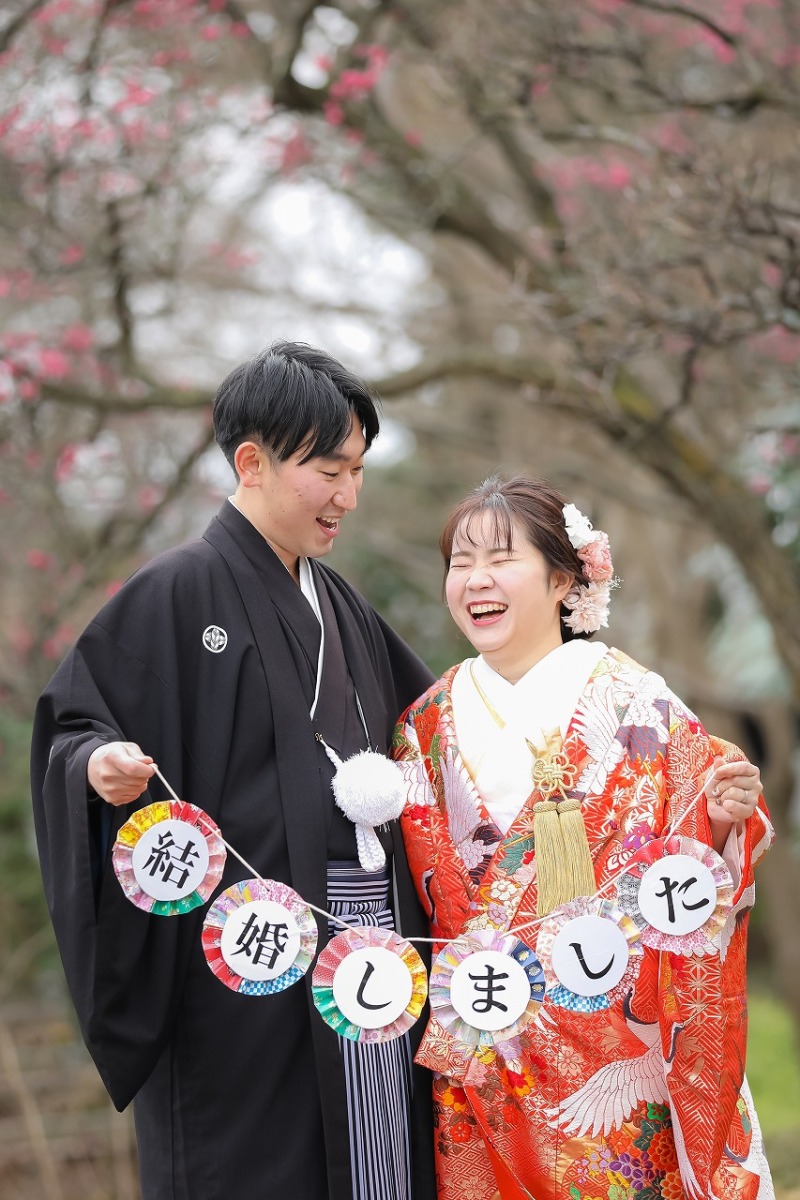 ガーランド持って・・