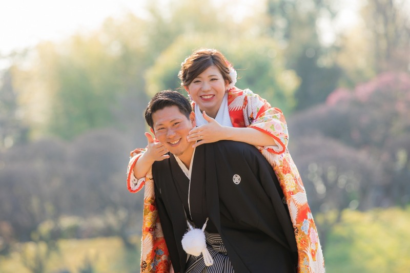 二人でニッコリ～