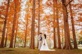 水元公園で紅葉撮影