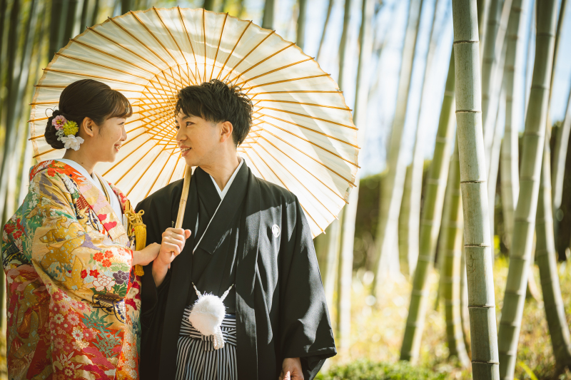 番傘を使って・・・