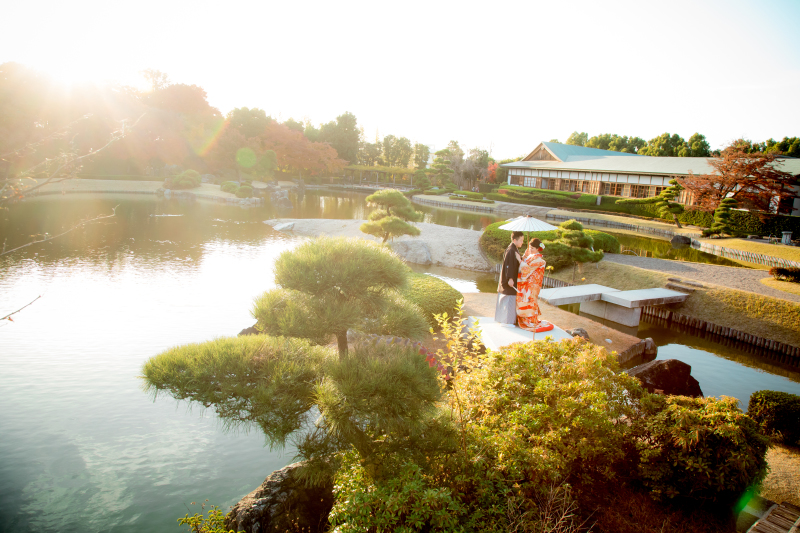 午後の日差しの中で