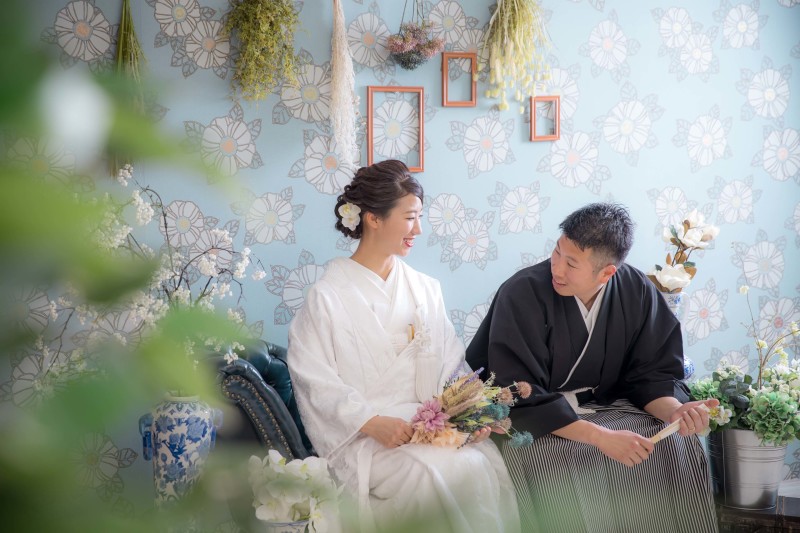 ソファーでお話し中