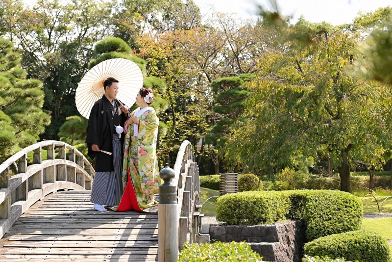 橋と緑のコラボレーション