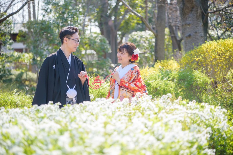 お花畑で・・♡