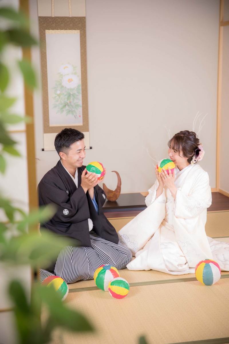 紙風船でお遊び！