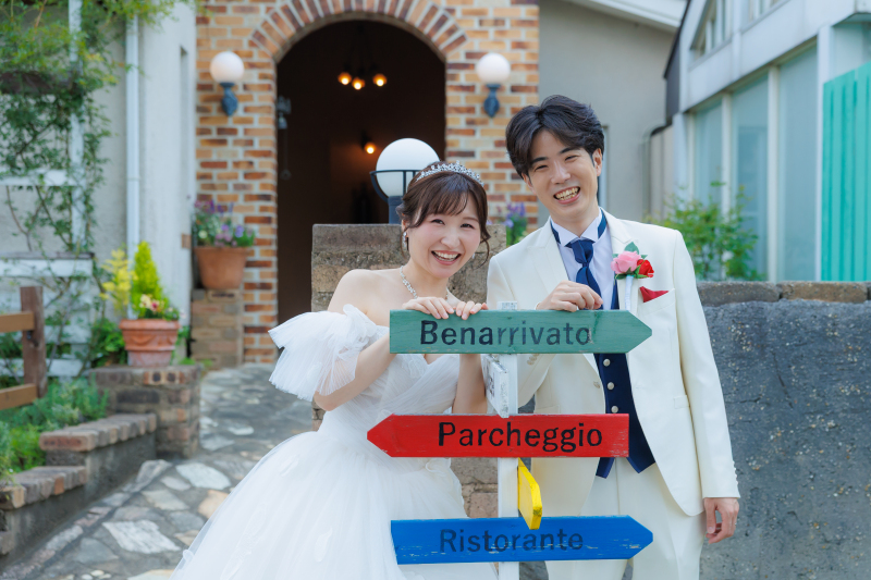 生憎の空模様でも素敵な撮影を