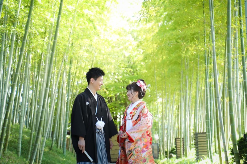 竹林の中で・・