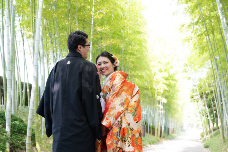 花田苑は竹林から撮影スタート☆彡