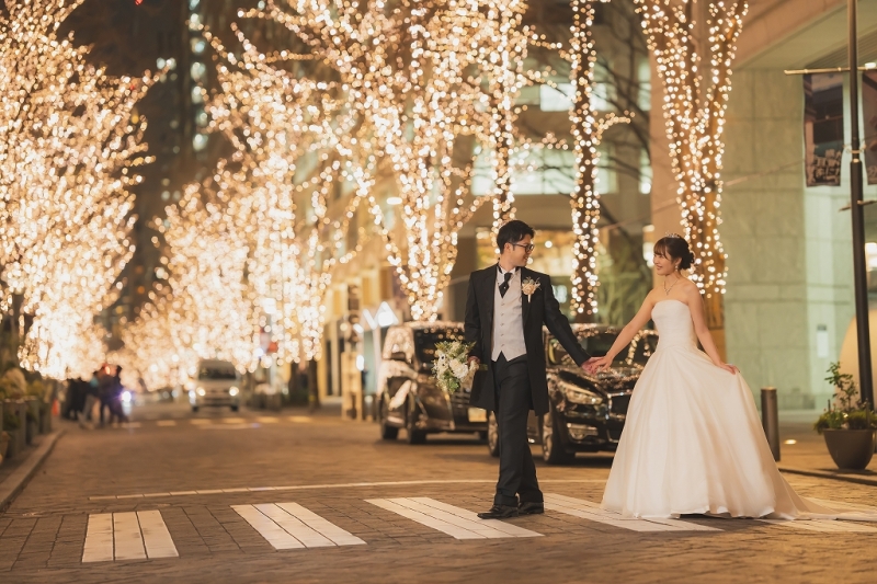 シャンパンゴールドの光に包まれて