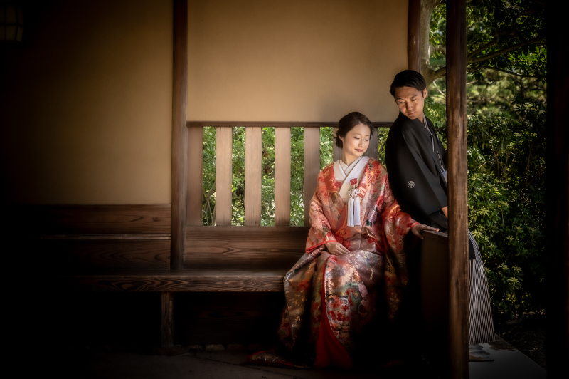 東屋での撮影・・・★